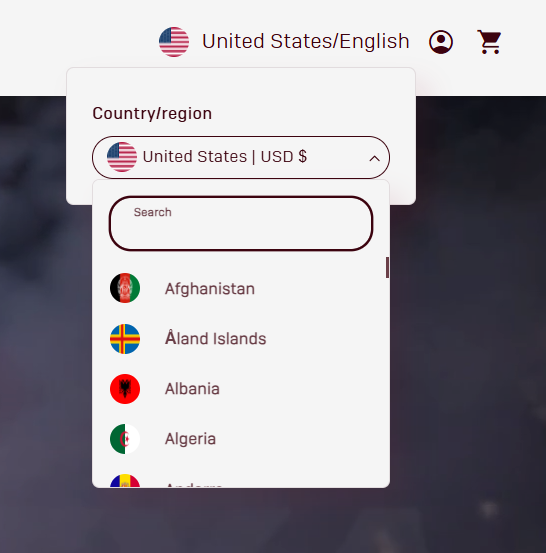 Country Selector
