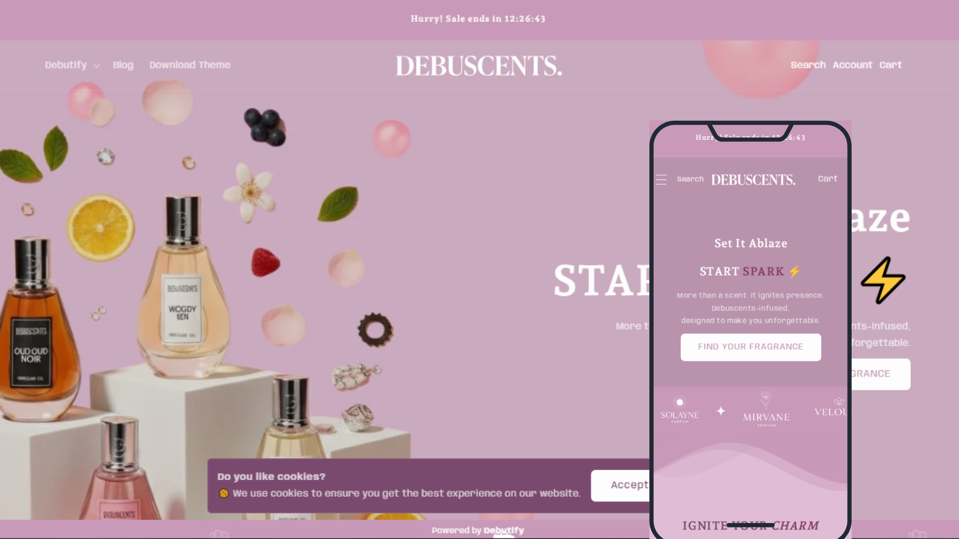 Debutify Debuscents theme