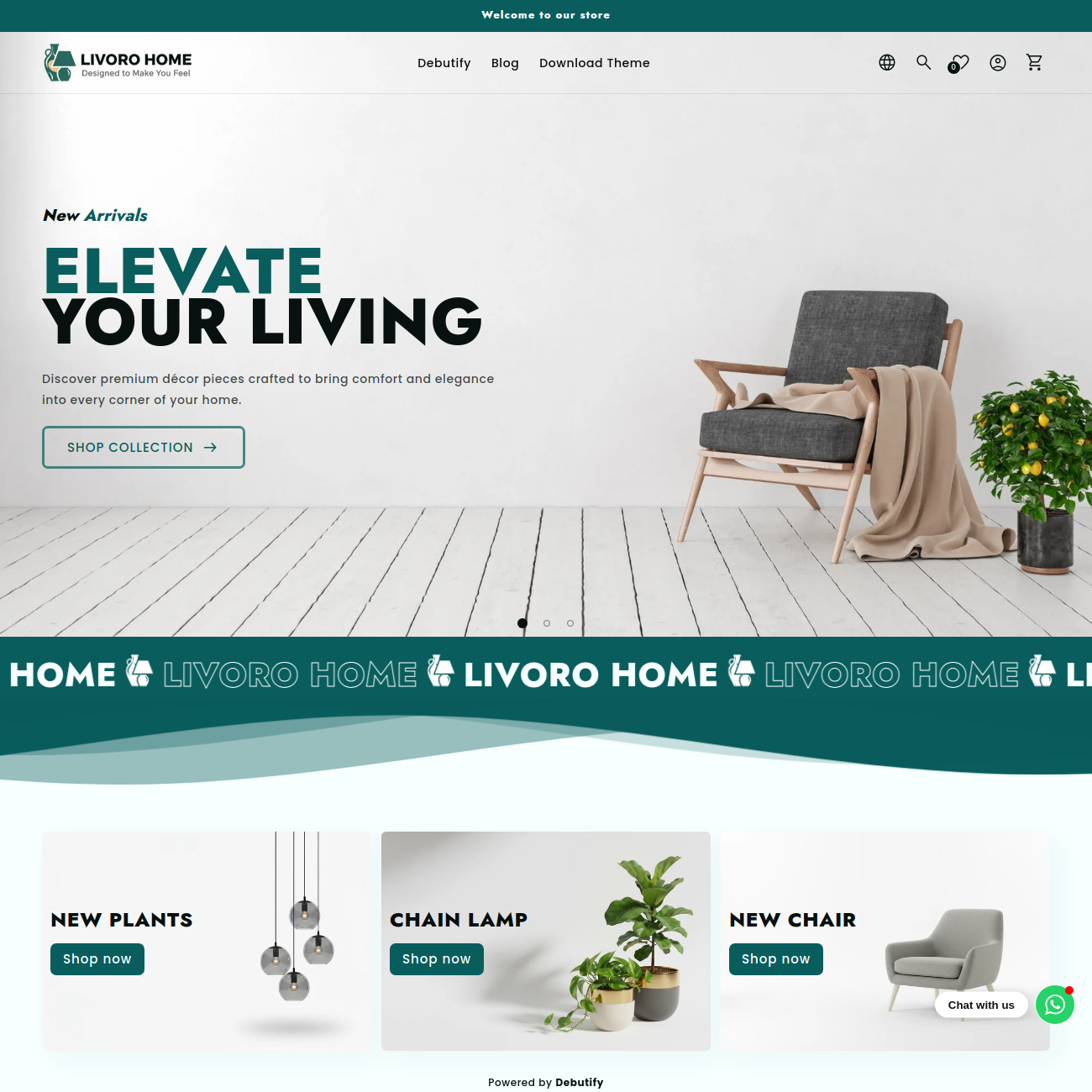 Debutify Home & Decor Desktop