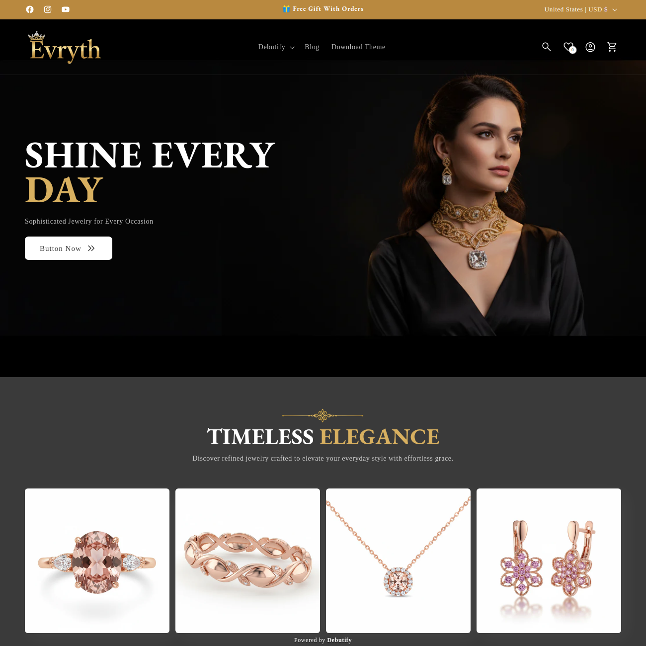 Debutify Jewellery Desktop