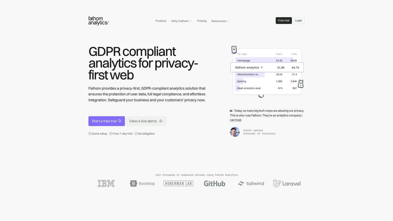 Fathom Analytics