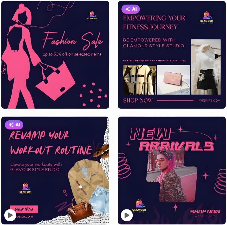 Glamour Style Studio insta post