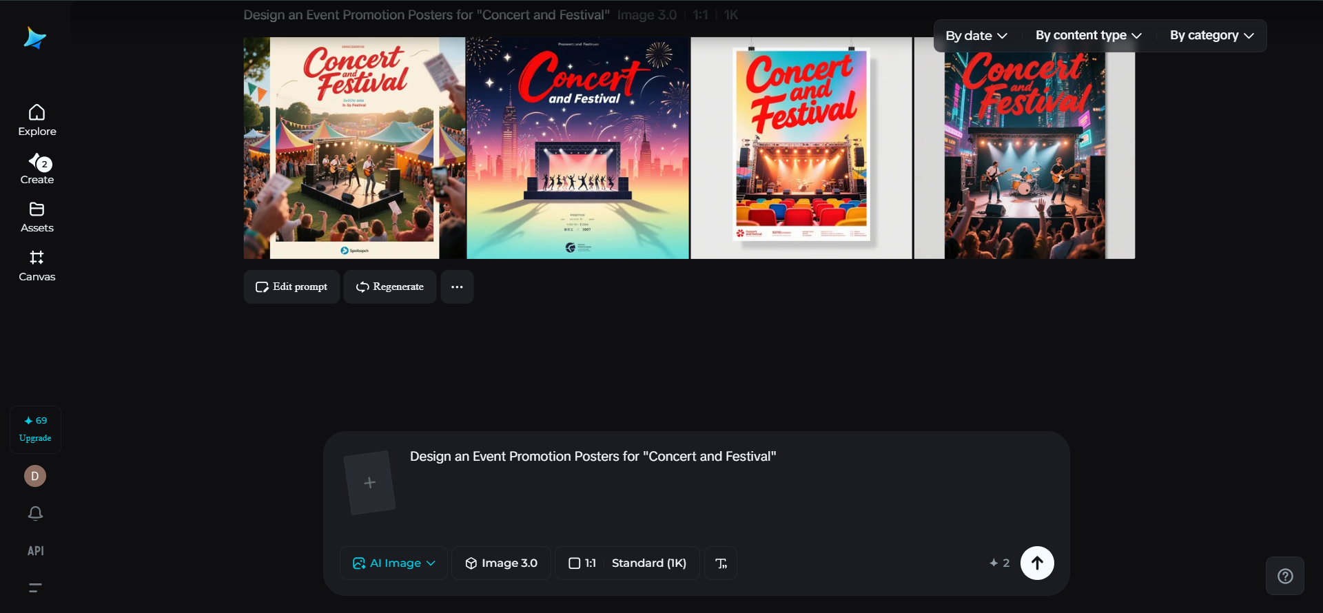 Posters that capture the rhythm of the event