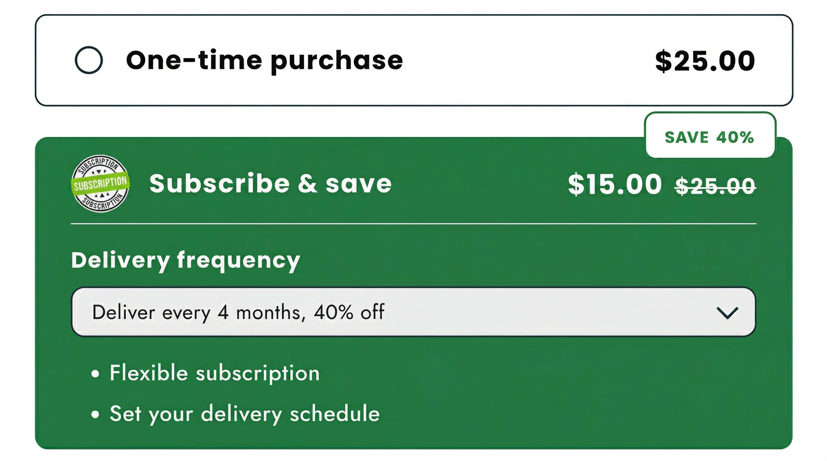 Product Subscription