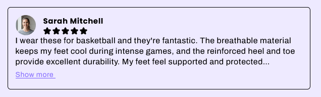 Product Testimonials