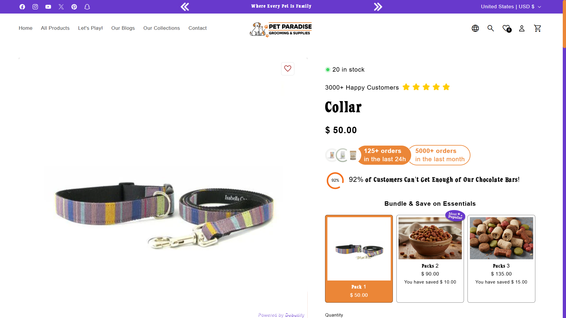 Safety & Outdoor Gear LED Collars, Harnesses & Travel Bottles