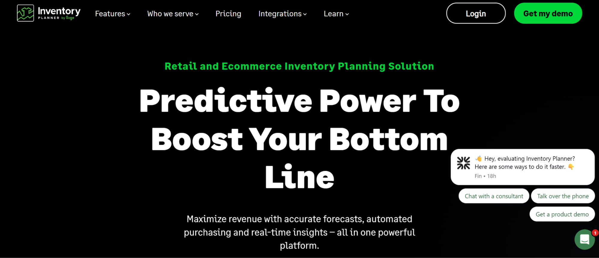 Top Pick Inventory Planner